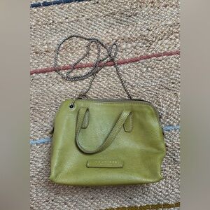 The Bridge Italian Leather Crossbody Bag w/ Furla Chain Strap
